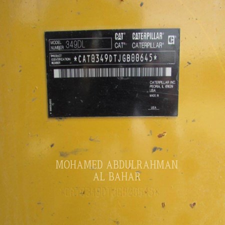 Used Track Excavator CATERPILLAR 349DL for Sale