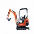 Used KX016-4 Mini Crawler Excavator – Kubota for Sale