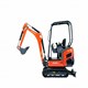 Used KX016-4 Mini Crawler Excavator – Kubota for Sale