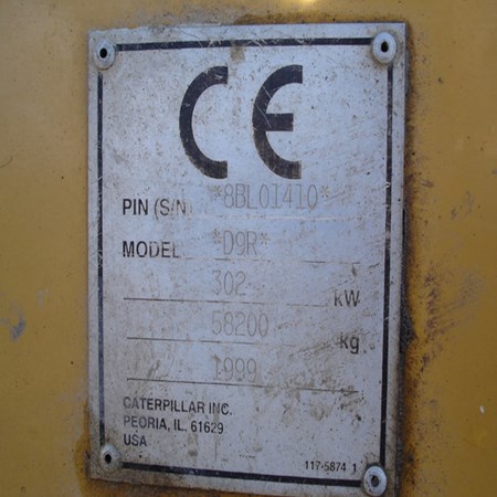 Caterpillar – Year 1999 – D9R Used Crawler Bull Dozer for Sale