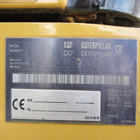 Caterpillar – 323DL Used Excavator for Sale