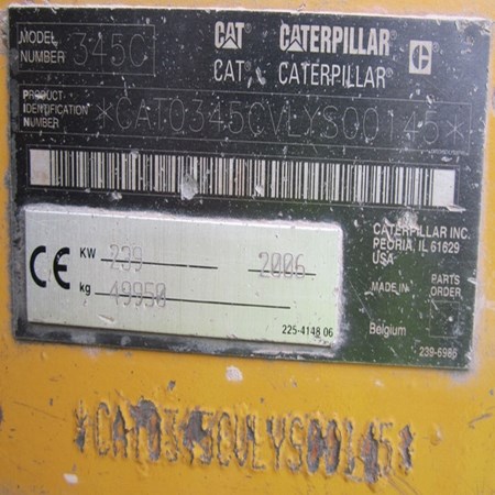 Used Excavator 345CLME – Caterpillar for Sale