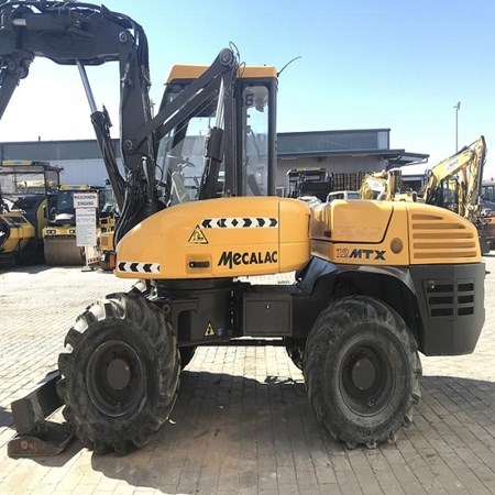 Used Mecalac 12 MTX Mobile Excavator for Sale