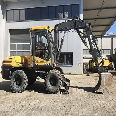 Used Mecalac 12 MTX Mobile Excavator for Sale