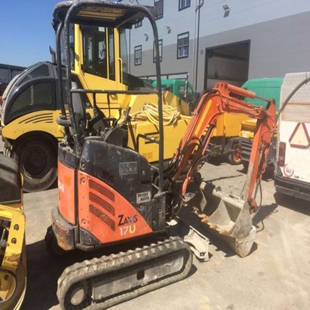 Used HITACHI ZAXIS 17U-2 Mini Crawler Excavator for Sale