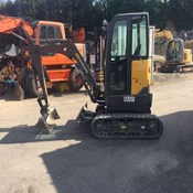 Used VOLVO ECR25D Mini Crawler Excavator for Sale