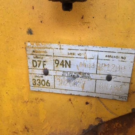 Used CATERPILLAR D7F Ripper Bulldozer for Sale