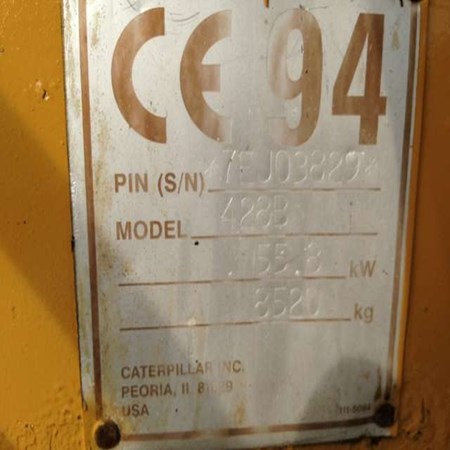 Used CATERPILLAR 428B loader Backhoe for sale