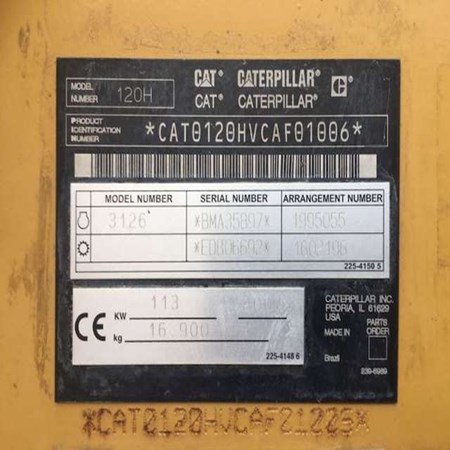 Used CATERPILLAR 120H Grader for Sale