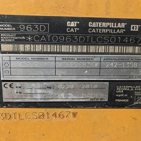 Used 963D LGP Track Loader – Caterpillar for Sale