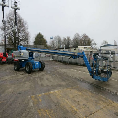 Used Genie S 85 Telescopic Lift - 2005 Year in Good Condition for sale at Caldicot (UK)