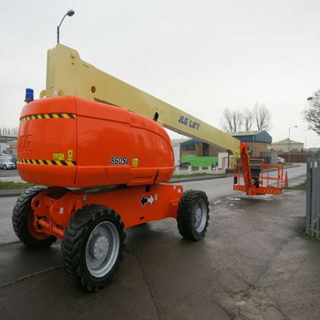 Used JLG 860 SJ Repainted Telescopic Lift - 2006 Year in Good Condition for Sale at Caldicot (UK)