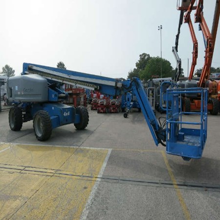 Used Genie S 65 RT 4x4 Lift - 2004 Year, 3960 Hours for Sale in Good Condition at Caldicot (UK)