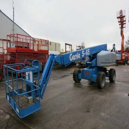 Used Lift  Genie S 65 RT 4x4 - 2007 Year, 3302 Hours for Sale at Caldicot (UK)