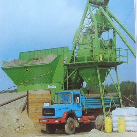 1- Unit of Used & Refurbished M 1 STETTER Mobile Concrete Batching Plant for Sale