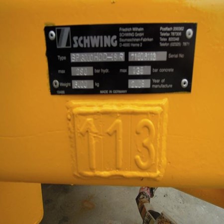 SCHWING BP 3000HDD-18R (157kW) - Used and Refurbished Concrete Pump for Sale