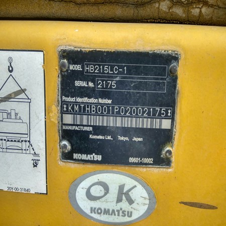 13 Units of Used Hybrid Komatsu HB205 & Hybrid Komatsu HB215 Excavator for Sale