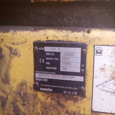 10 Units of Used Excavator KOMATSU PC300-8 & KOMATSU PC300-7 for Sale
