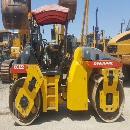 Year 2006 – DYNAPAC CC322 Used Smooth Drum Compactor for Sale