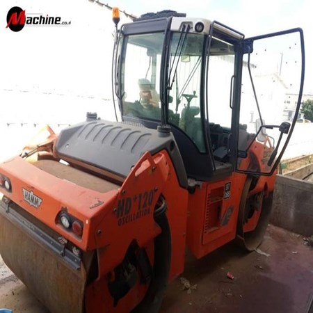 Hamm HD+120 Used Tandem Roller - Double Drum for Sale