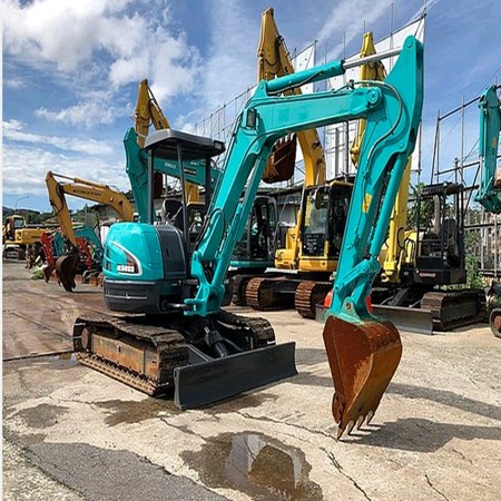 Used SK50SR-3 Mini Crawler Excavator – KOBELCO for Sale