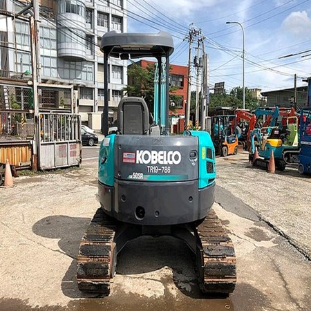 Used SK50SR-3 Mini Crawler Excavator – KOBELCO for Sale