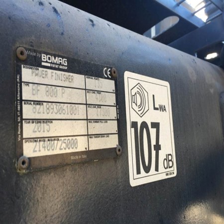 Used BF 800 P S600 Paver – BOMAG for Sale