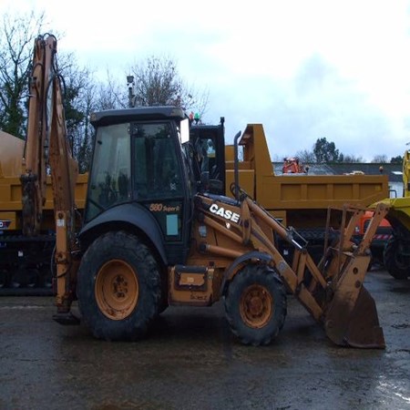 Used CASE 580 SR Backhoe Loader - 2008 Year, 6048 Hrs for Sale