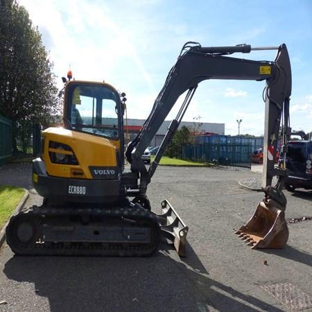 Used Volvo ECR88D Midi Excavators 7t - 12t , 2014 Year for Sale