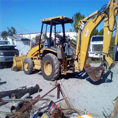 05 rubber tire back hoe