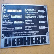 Used wheel Excavator A316 – Liebherr for Sale