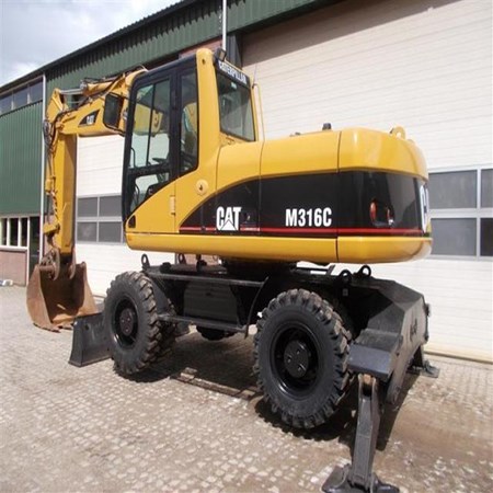 Used Caterpillar M316C Mobile Excavator for Sale