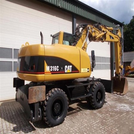 Used Caterpillar M316C Mobile Excavator for Sale