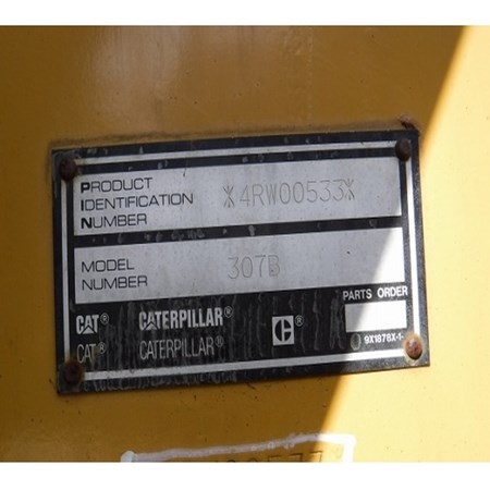 Used CATERPILLAR 307B Crawler Excavator for Sale