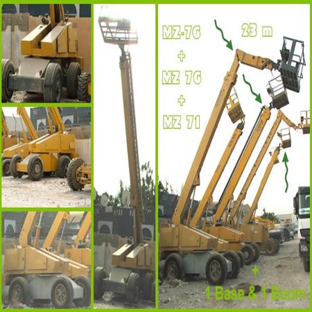 3 x Manlifts + 1x Boom + 1 Chassis wo Engine GROVE MZ76 & MZ71