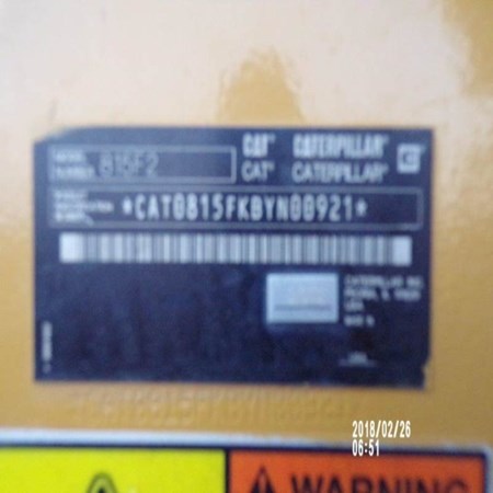 Used Compactor 815F – Caterpillar for Sale