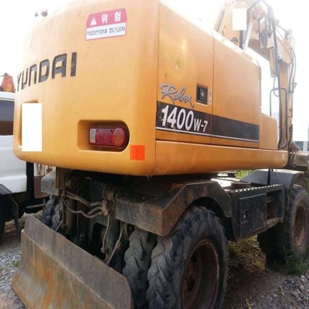 Used Hyundai R1400W-7 Wheel Excavator for Sale