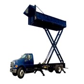 Used FORD 750 Scissor Lift Dump Truck for sale