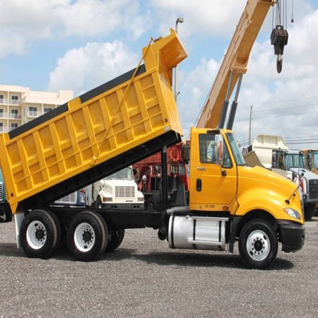 Used INTERNATIONAL PRO-STAR T/A Steel Dump Truck for sale