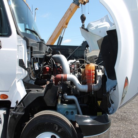 Used INTERNATIONAL PRO-STAR Tri-Axle Steel Dump Truck for sale