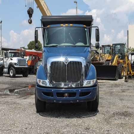 Used INTERNATIONAL Transtar 8600 Tri-Axle Steel Dump Truck for sale