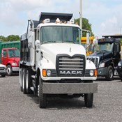 Used MACK GRANITE Tri-Axle Steel Dump Truck for sale