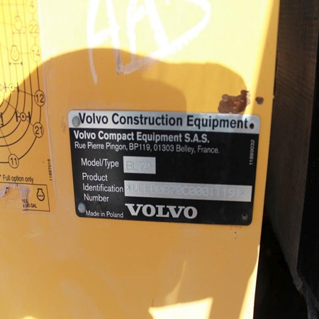 Used VOLVO BL70 Backhoe Loader for Sale