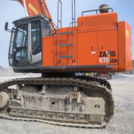 Used Hitachi ZX670LCH-3 Hydraulic Excavator 2007