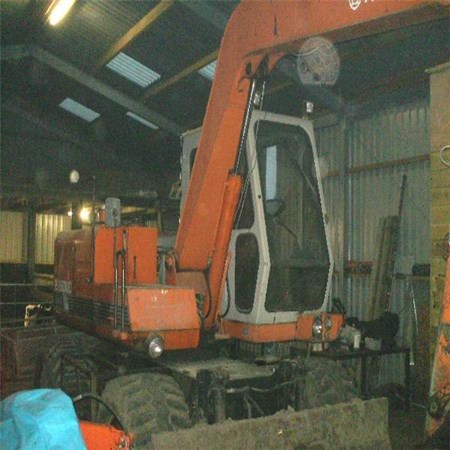 HITACHI EX60WD-1 wheelexcavator