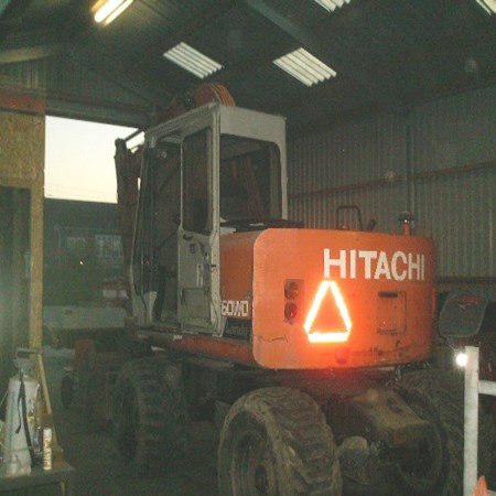 HITACHI EX60WD-1 wheelexcavator