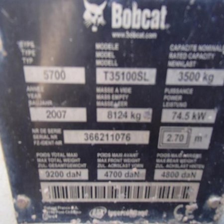 Used BOBCAT T35100SL Telescopic Forklift for Sale