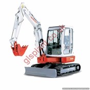 New zero swing compact excavator TB138FR – Takeuchi for Sale