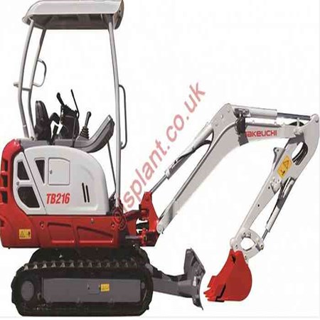 New Takeuchi TB216 Mini Excavator for Sale