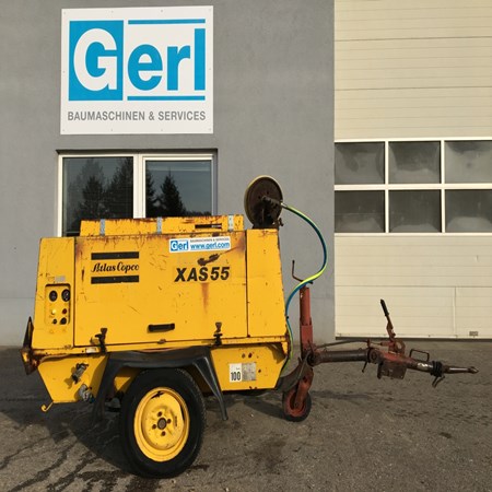 Used Air Compressor ATLAS COPCO XAS55 in year 1994 for Sale